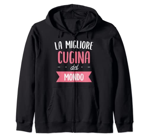 El mejor regalo de primo en el mundo para una prima mujer Sudadera con Capucha