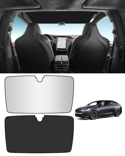 Pare-soleil Tesla Model X protège de la chaleur étouffante sur la route
