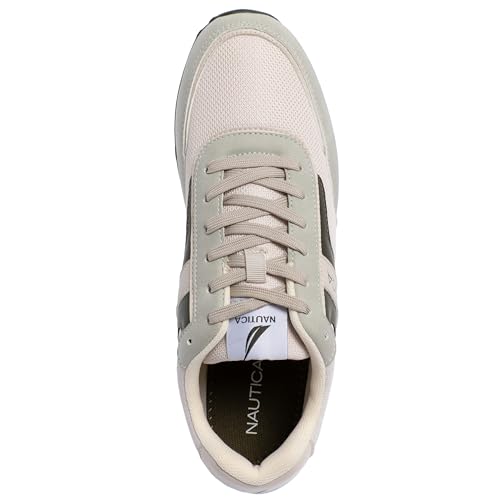 Image of Nautica Men's Lace-Up Sneakers - Casual, Stylish, and Comfortable for Walking