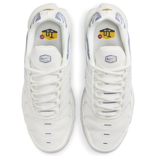 Nike Air Max Plus Damen Schuhe (DZ3671-104, Summit White/Light Armory Blue/Football Grey), Summit White/Light Armory Blue/Football Grey, 38.5 EU