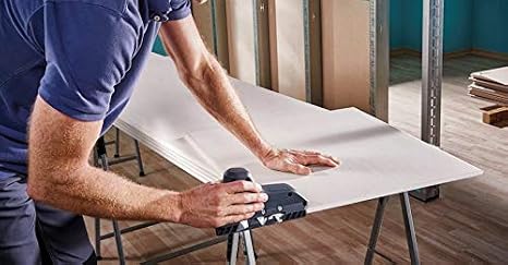 wolfcraft 3 katlı kenar rendesi 4009000 – Alçıpan kartonda kenarları eğmek için üçlü bıçaklı alçıpan planya – 9,5 ve 12,5 mm plaka kalınlıkları için | Alçıpan kartonda kenarları eğmek için üçlü bıçaklı alçıpan planya – 9,5 ve 12,5 mm plaka kalınlıkları için