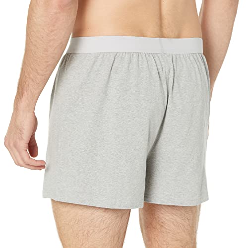 Image of Amazon Essentials Men's Breathable Cotton Jersey Boxer Shorts, Soft Relaxed Fit for All-Day Comfort, Pack of 5