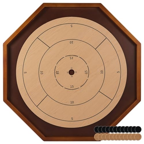 Crokinole juego de mesa clásico de 27 pulgadas miniatura 1