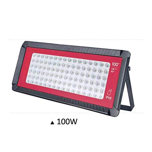 Outdoor Garden LED Flood Light, Super Bright Spotlight IP66 Waterproof Security Lights for Workshop Garage Square Stadium (Color : Warm White)