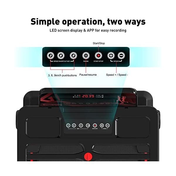 Support tablette 360 degrés CITYSPORTS tapis roulant pliable