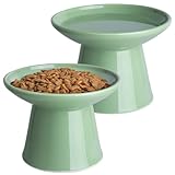 KITCHENLESTAR 6.2 Inch Extra Wide Elevated Ceramic...