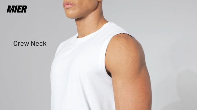 JMR Men Tank Tops 100% Cotton White Sleeveless Undershirts Tagless Ribbed Slim Fit Muscle Tank Top With Scoop Neckline (6-Pack-White, Small) At Men's Clothing Store