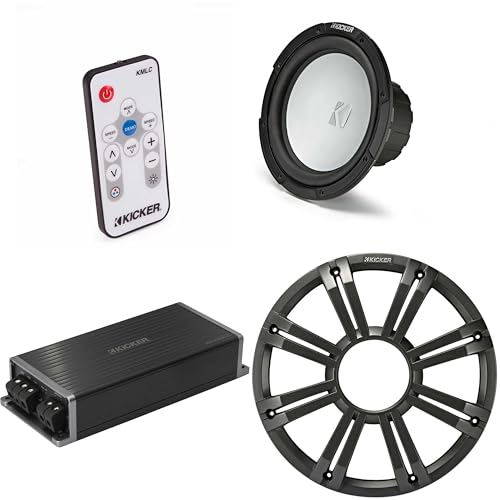 Kicker Marine KPX500.1 Powersports Amp & 10