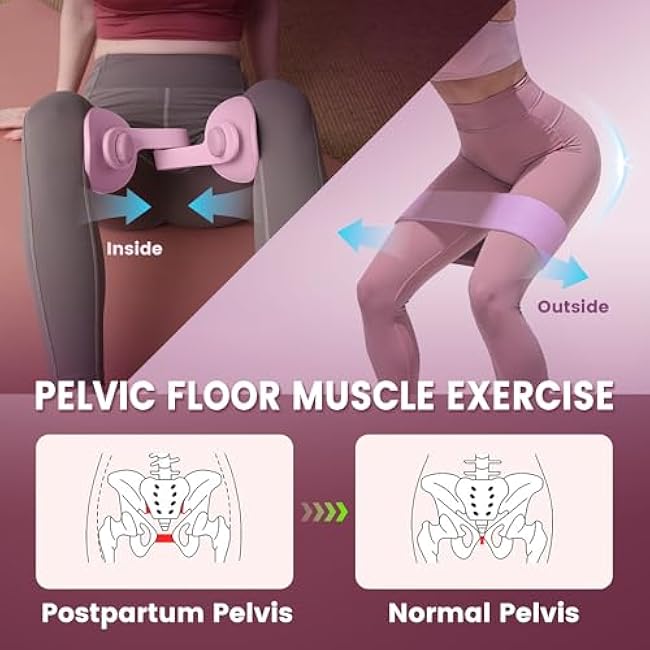 Thigh Trainer Thigh Exerciser&Resistance Bands£¬Thigh Toner£¬Inner Thigh Exercise Equipment£¬Kegel Exercise Products for Women Tightening£¬Thigh Exercise Equipment Upgrade 26 Pounds