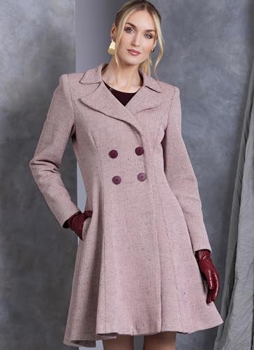 Vogue V1971H5 Misses' Coat in Five Lengths H5 (6-8-10-12-14), Multicolour, 6, 8, 10, 12, 14 - Image 4