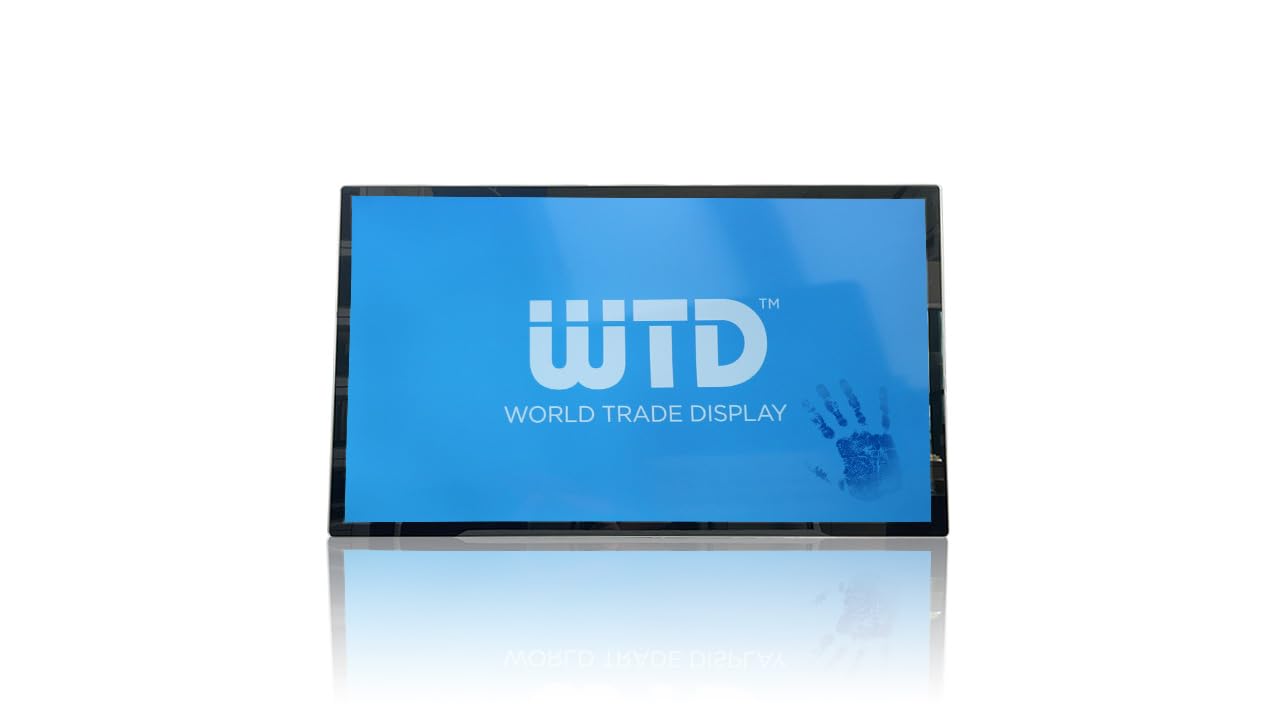 World Trade Display 32" Touch Screen Monitor for Digital Signage – WTD EGAN Series Wall Mount All-in-One, PCAP 10-Point, Full HD 1920x1080, 500 nits, Intel i5, 8GB RAM, 128GB SSD