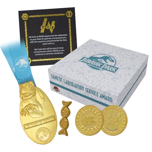 Caja Collector Premium Jurassic Park Genetics Division Fanattik de lujo para vitrinas