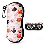 Etui Lunettes avec Fermeture Eclair Pratique : Etui a lunette souple avec ouverture à glissière pour facilite l'accès aux lunettes. Pochette lunettes de materiau souple peut être pliée ou enroulée pour être rangée lorsqu'elle n'est pas utilisée,prêt pour un usage à la maison ou à l'extérieur