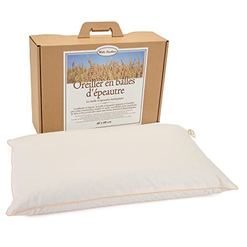 MILLE OREILLERS Oreiller Epeautre Bio 40 x 60 cm