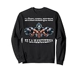 La unica gorda que agarro es la mancuerna calacas chidas gimnasio Sudadera