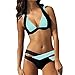 Produktbild DHHY Damen Bikini Set Zweiteiler Zum Erhöhen Dünger Hinzufügen Farblich Passender Geteilter Badeanzug Sky Blue 2XL