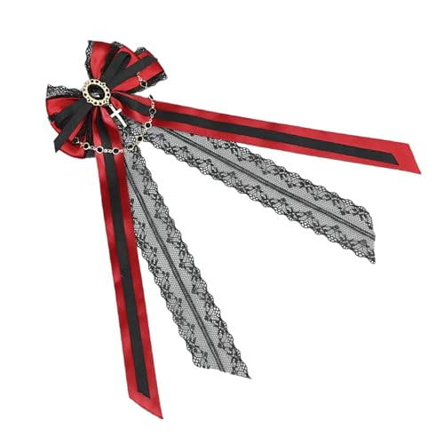 LLHCF 2000年代 メイド ヘアーリボン ハロウィン パンク 蝶結び ヘアクリップ チョーカー カフス バンド コスプレ パーティー ドレスアップ ヘッドウェア ネックウェア
