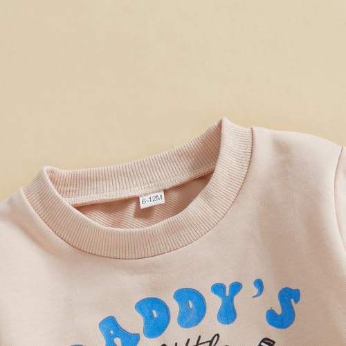 Toddler Baby Boy Girl Clothes Long Sleeve Crew Neck Letters Rugby Pullover Sweatshirt Tops for Inafnt Boys Girls4