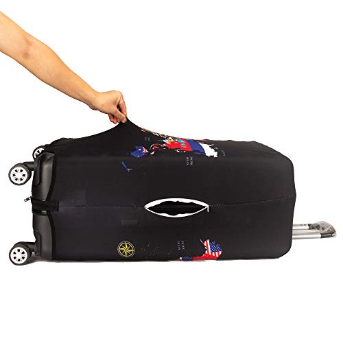 image for Madifennina Spandex Travel Luggage Protector Suitcase Cover Fit 23-32 