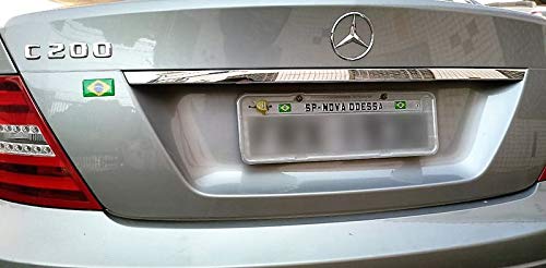 Kit Adesivos Emblema Bandeira Brasil Placa Coluna Traseira