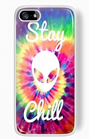 rainbow hippie hipster Grunge chill stay tye dye backgrounds alien for iPhone 5/ 5s White Case