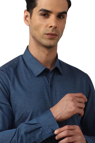Image of Peter England Men's Solid Regular Fit Shirt