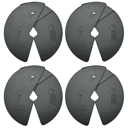 Micro Gainz 2.5 lb Dumbbell Fractional Weight Plates (4 pcs)