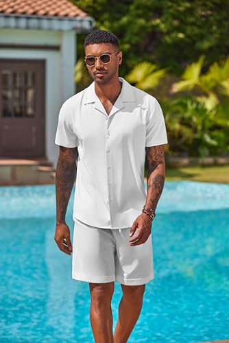 Chemise hawaïenne COOFANDY à manches courtes imprimée et fluide pour un look d'été décontracté - 4