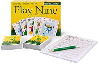Double A Productions, Inc. BONFIT Play Nine - The Card Game of Golf, Casual Family Card Game for Kids and Adults, Ages 8 and Up, 2-6 Players