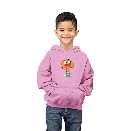 Blusa Moletom O Incrível Mundo De Gumball - Darwin (8, ROSA -Darwin)