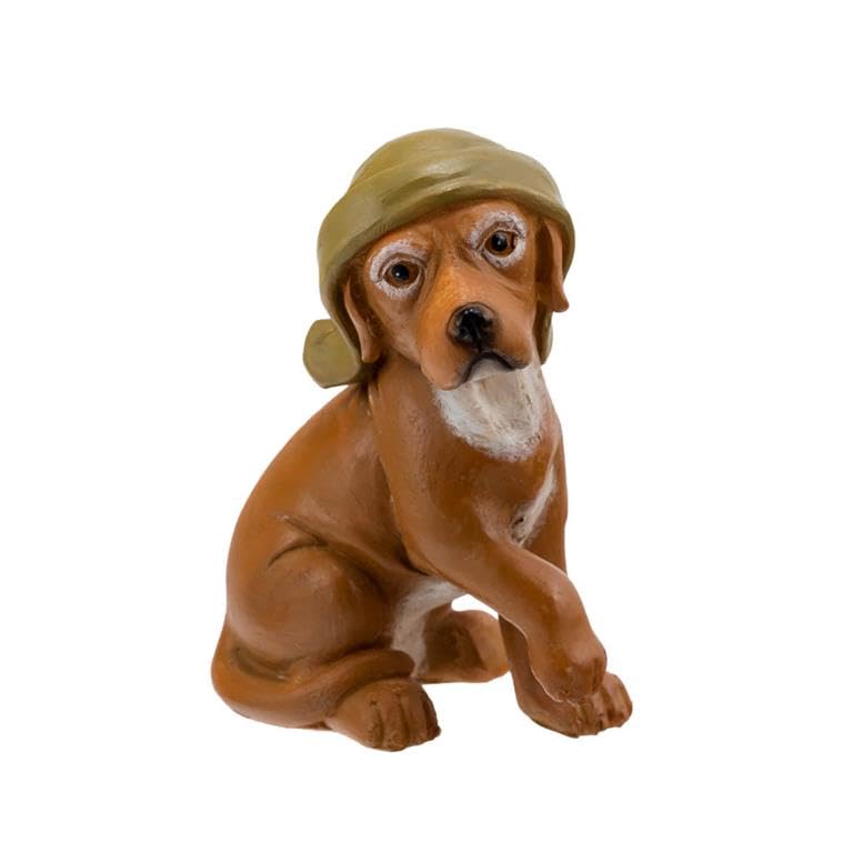 DRW Belén Misterio de Perros 10 cm de Resina Pintado a Mano formado por 7 Piezas