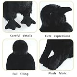 Zoom IMG-2 kukushining peluche corvo nero soffice Zoom IMG-2 kukushining peluche corvo nero soffice