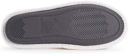 MUK LUKS womens Women's Ada Micro Chenille Cross Cross Slipper, Daisy White, Large US | Image 3
