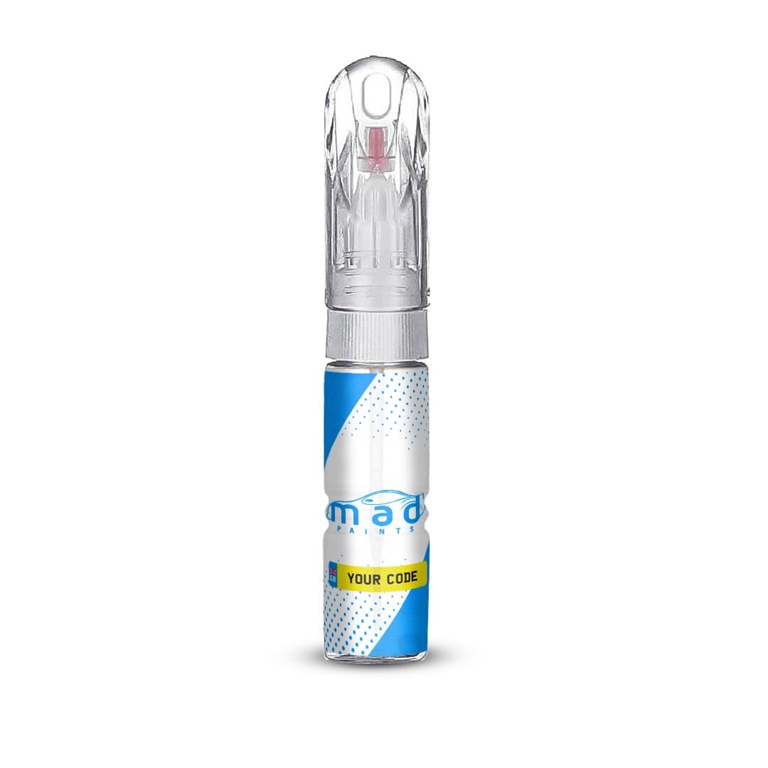 M.A.D MYLDAN AUTO DESIGN Compatible with Vespa Piaggio Excalibur Grey - 738/A Paint Touch Up Pen Motorbike Bike Scooter (Paint + Lacquer)