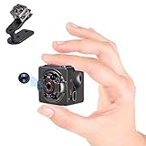Mini Cámaras Espía Ocultas, Cámara de Vigilancia de Seguridad para el Hogar Inalámbrica Pequeña 1080P HD, Cámara Micro Niñera Encubierta con Visión Nocturna y Detección de Movimiento