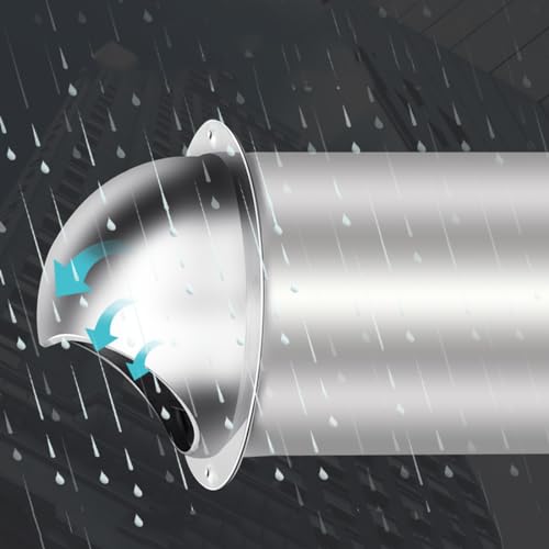 Bouchon d'aération résistant aux intempéries en acier inoxydable durable pour façade
