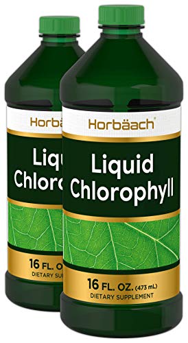 Horbaach Liquid Chlorophyll 32 oz (2 x 16 oz Bottles) | Vegetarian, Non