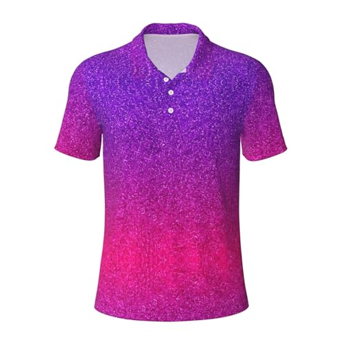 Polo décontracté pour vos soirées d'été imprimé paillettes chic
