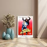 CINEMA SUCCESS STORY Poster Inspecteur la bavure, Coluche, Affiche film, Vintage, Déco murale (60X80) HQ (sans cadre)