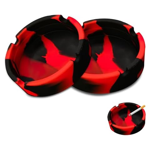 Durable Silicone Heat Resistant Ash Tray Set Cover