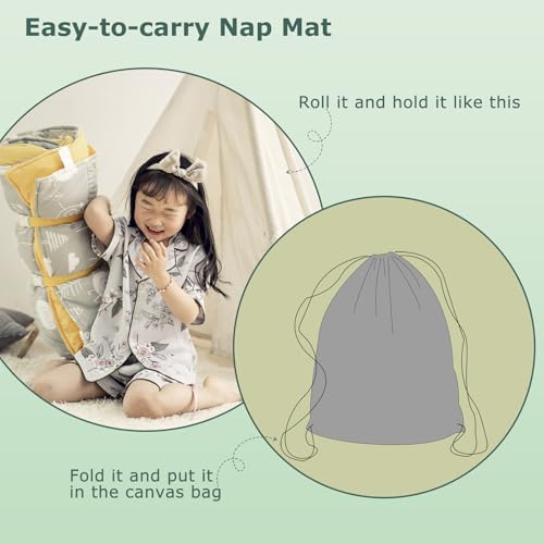 Image of Kids Toddle Lightweight and Soft Nap Mat (Dinosaur)