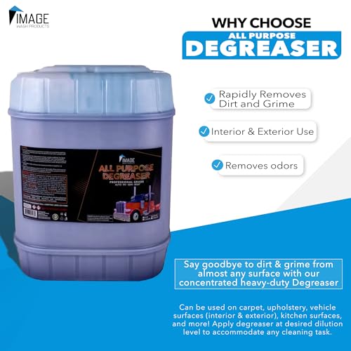 Image Wash Products All Purpose Foaming Cleaner & Degreaser - 5 Gal. - Works On Interior/Exterior Surfaces - Engine Bay Cleaner/Car Interior Cleaner/Tire Degreaser - Heavy Duty