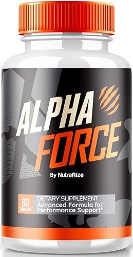 NutraRize Alpha Force Capsules All Natural Pills to Support Energy and Performance Nutritional Formula for Overall Health Official Review (60 Capsules)