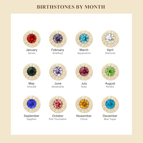 Personalized Birthstone Bracelets for Mom and Grandma Custom Multiple Birthstone Bracelets for Women,Gift for Mother’s Day, Birthday, Anniversary,Christmas4