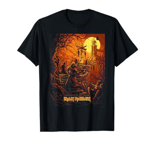 Iron Maiden Number of The Beast Hallowed Be Thy Name Camiseta