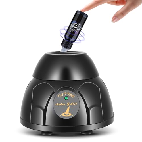 Mini Vortex Mixer with Touch Function 5200 Rmp Mini Paint Shaker Lab Mixing Nail Polish Tattoo Ink Eyelash Adhesives and Acrylic Paints Mixing Lab Vortexer for Centrifuge Tubes and Test Tubes