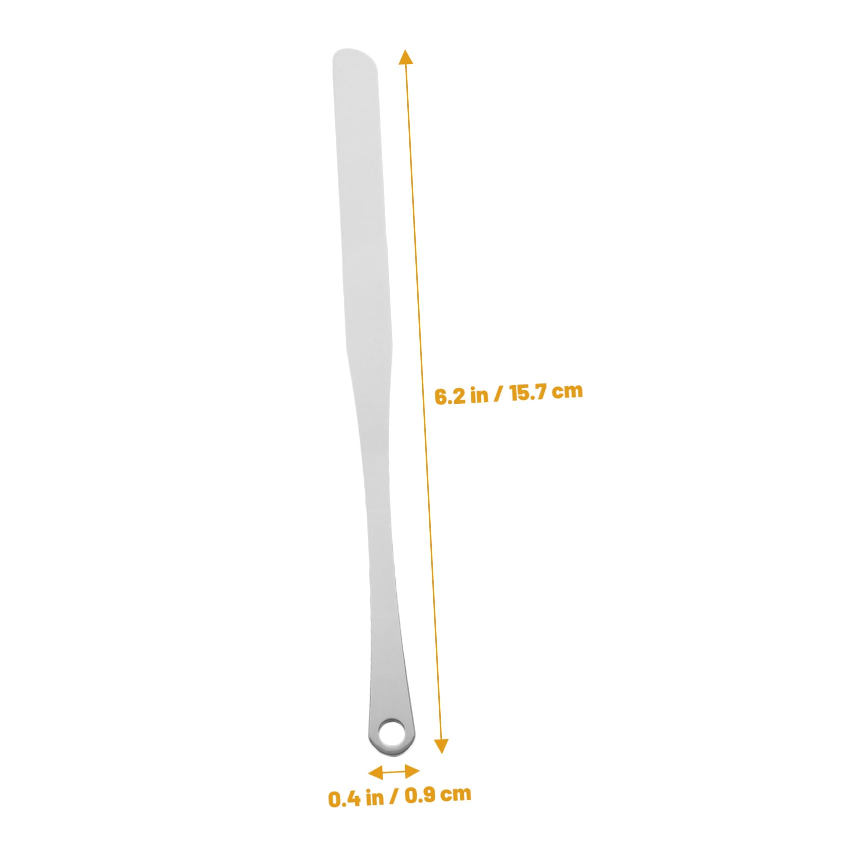 FOYTOKI Stainless Steel Makeup Mixing Tools Portable Makeup Palette Spatula for Foundation