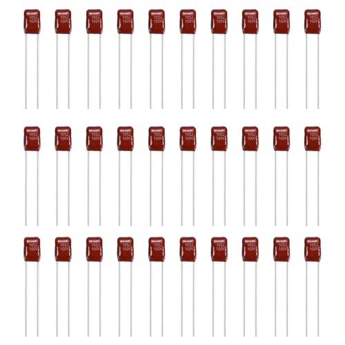 Condensateur 1UF 100V CBB22 pour réparer les clignotements de lampe et appareils - 30 pcs