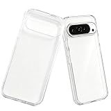 Unov for Pixel 9 Case, Camera Protection, Slim Good Grip, Crystal Clear | Clear Lightweight, Soft...