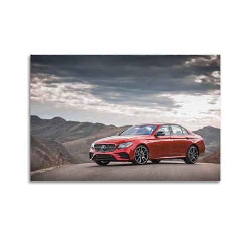 Poster voiture de sport classe E impression toile decoration murale